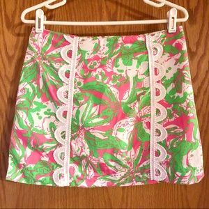 Lilly Pulitzer Marigold Skort "Forgot My Trunks" 0